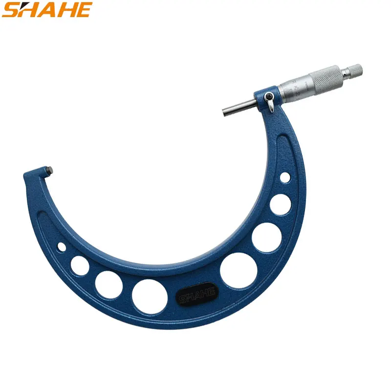 

SHAHE 0.01 mm 150-175 mm blue outside micrometer 0.01 mm mechanical gauges micrometer metric measuring tool