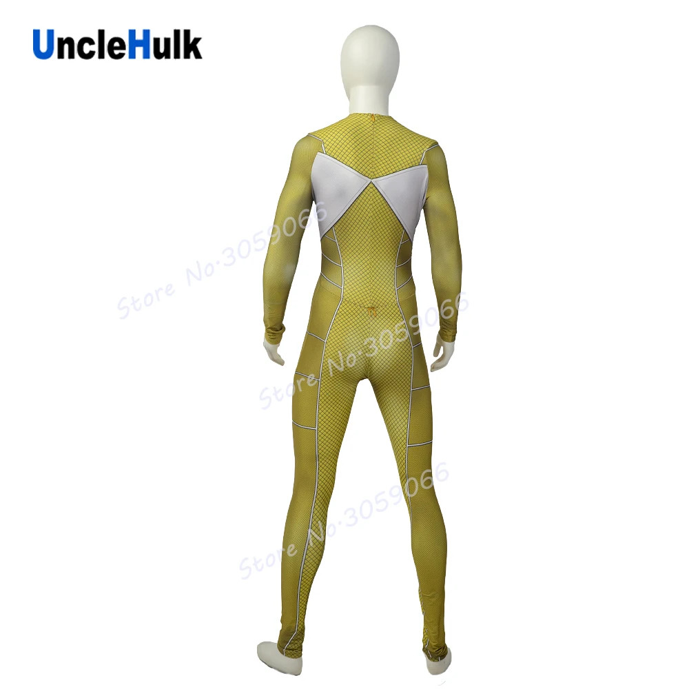 Костюм для косплея морфина желтого тигра рейнджера из спандекса Zentai на Хэллоуин |