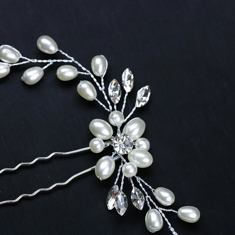Pearl Hair Pins  (4)