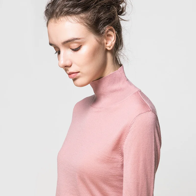 Women Wool Pullover 100%Wool Sweater For Women