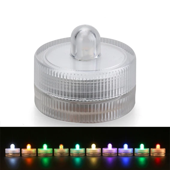 Pacote de Multi-cor Direta da Fábrica de Decoração de Halloween Conduziu a Luz de Velas à Prova Super! Unidades Lidar Pequena Bateria Operado d' Água 100 - Mod. 135633 3 battery operated halloween lights