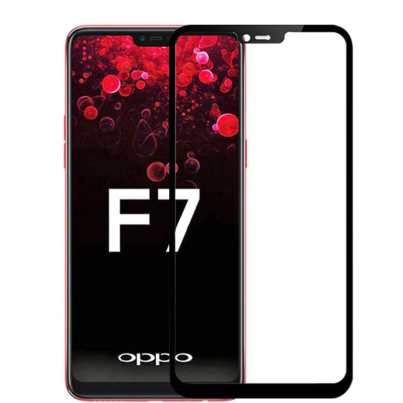 Закаленное 3d стекло для OPPO F7 2 шт. полноэкранная Взрывозащищенная защитная пленка