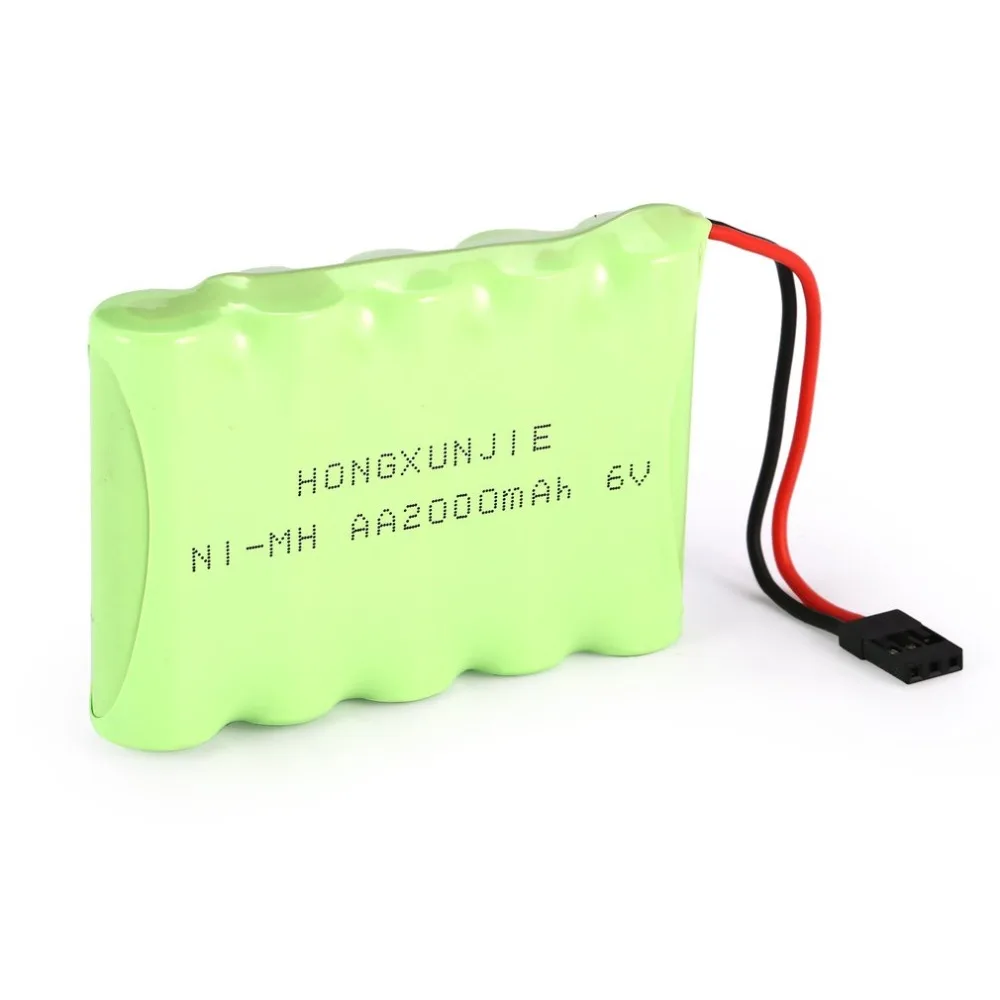RC Toys Battery 4.8V/6V AA 2000mAh NiMH Batteries Rechargeable Side