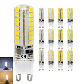

12 Pcs/lot G9 LED Lamp 5W Corn Bulb AC 220V SMD 2835 64 leds Lampada LED light 360 degrees Replace Halogen Lamp