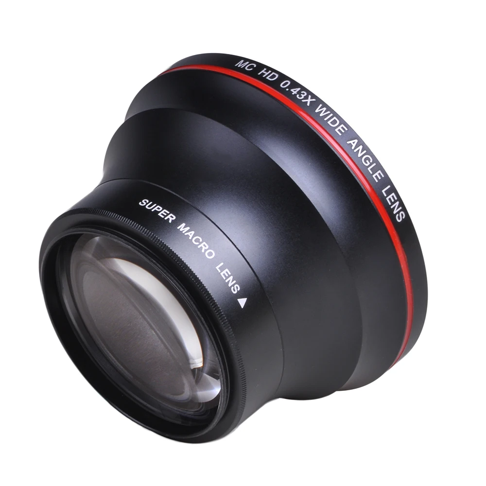 Profissional de Ângulo Macro para Canon 0.43x com Partes Lente Amplo Phoend 77d T7i T6s T6i t6 T5i t5 T4i T3i Sl2 60d 7d 70d 58mm Eos - Image 4