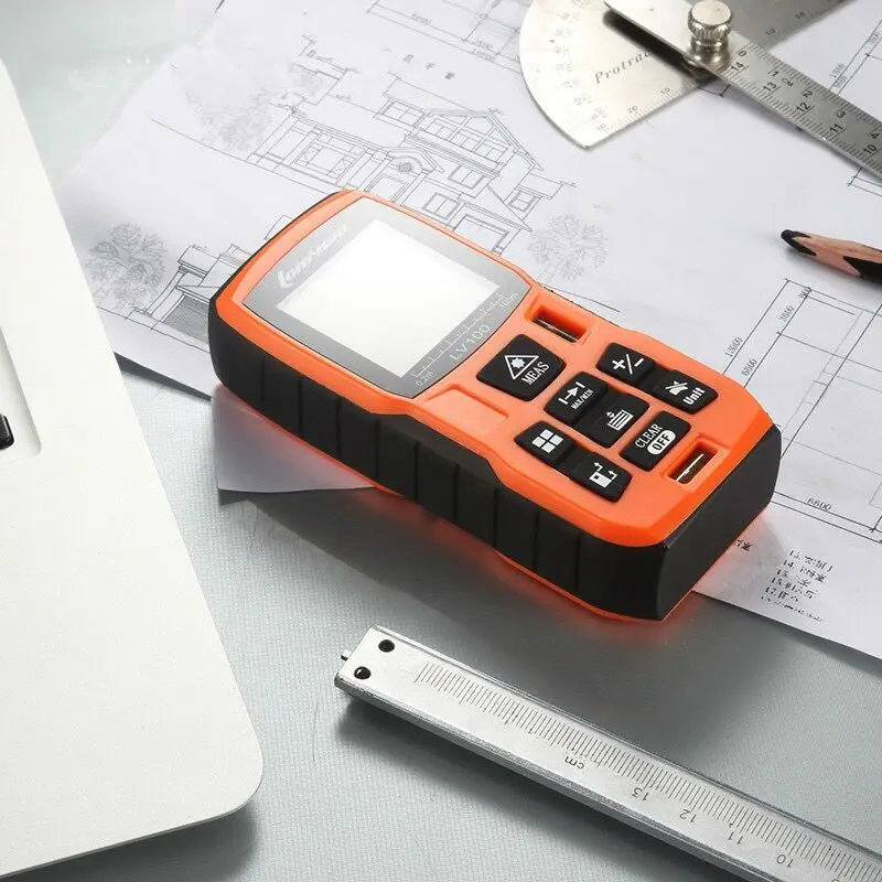 Цифровой лазерный дальномер 40/60/80/100 м|ruler tape measure|ruler plasticruler calculator |