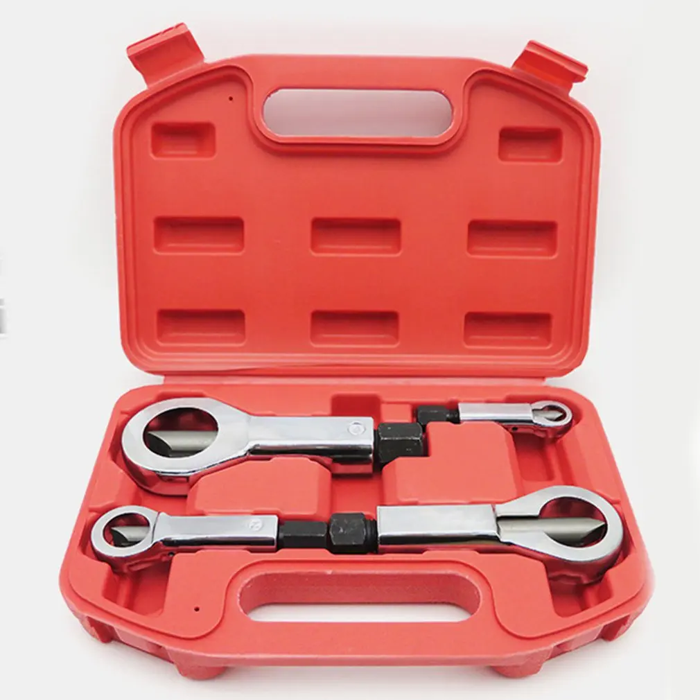 

Portable Nut Splitter Set for Removing Seized Damaged Stuck Nuts Bolts Heavy Duty Rust Resistant Damaged Nut Remover