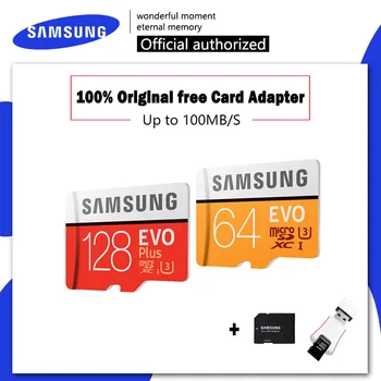 

SAMSUNG EVO Memory Card 32 64 128 GB Micro SD 128GB 32GB 64GB 256GB 512GB Micro SD Card SD/TF Flash Card microSD carte for Phone