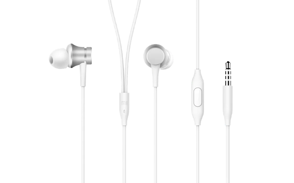 Original Xiaomi Piston In-Ear Headphones Basic Colorful Edition Wire Control Noise Cancelling Mi Earphone Basic