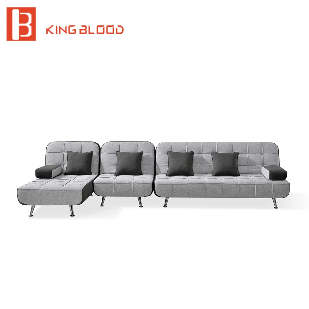 Современная мебель для гостиной, угловой диван-кровать из ткани