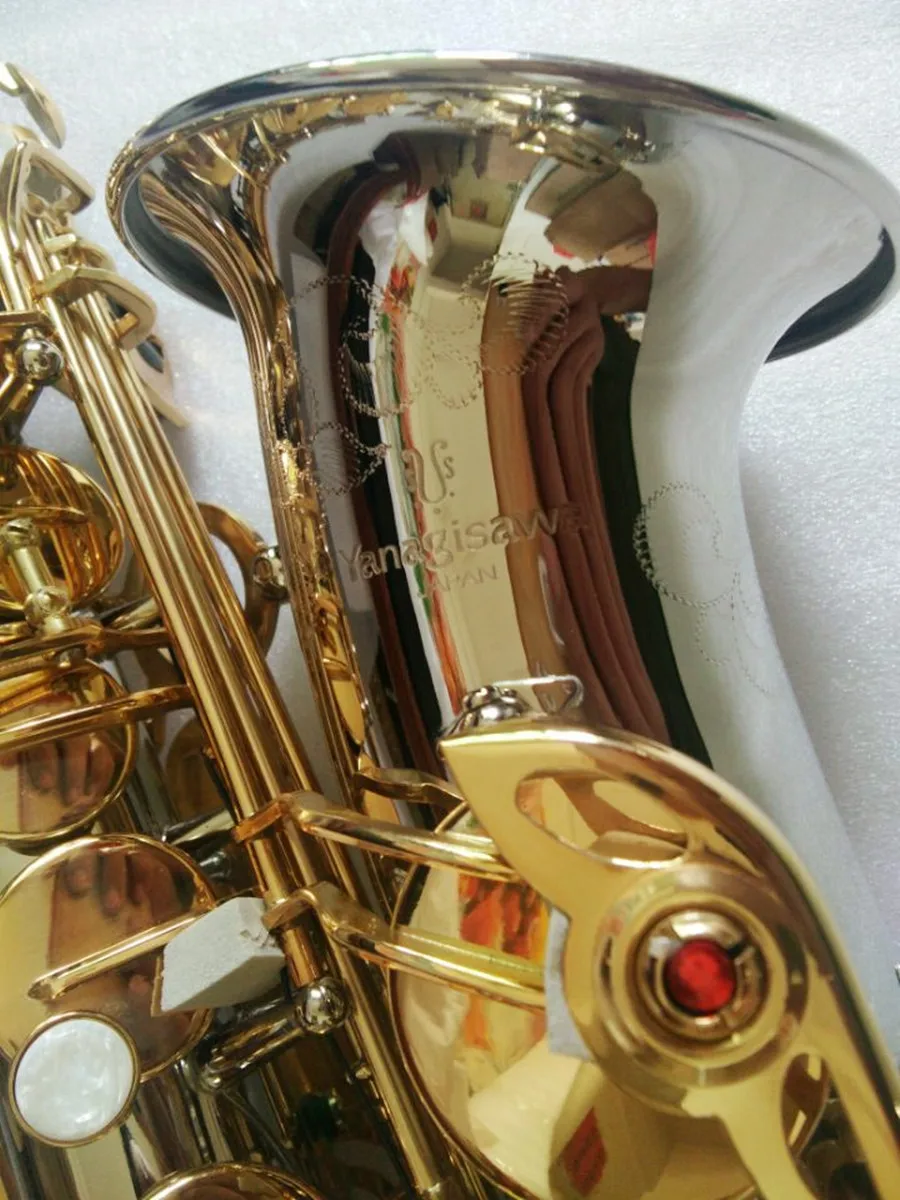 

2019 NEW Alto Saxophone Japan YANAGISAWA A-WO37 Nickel silver Plated Gold Key Professional YANAGISAWA Super Play Sax Mouthpiece