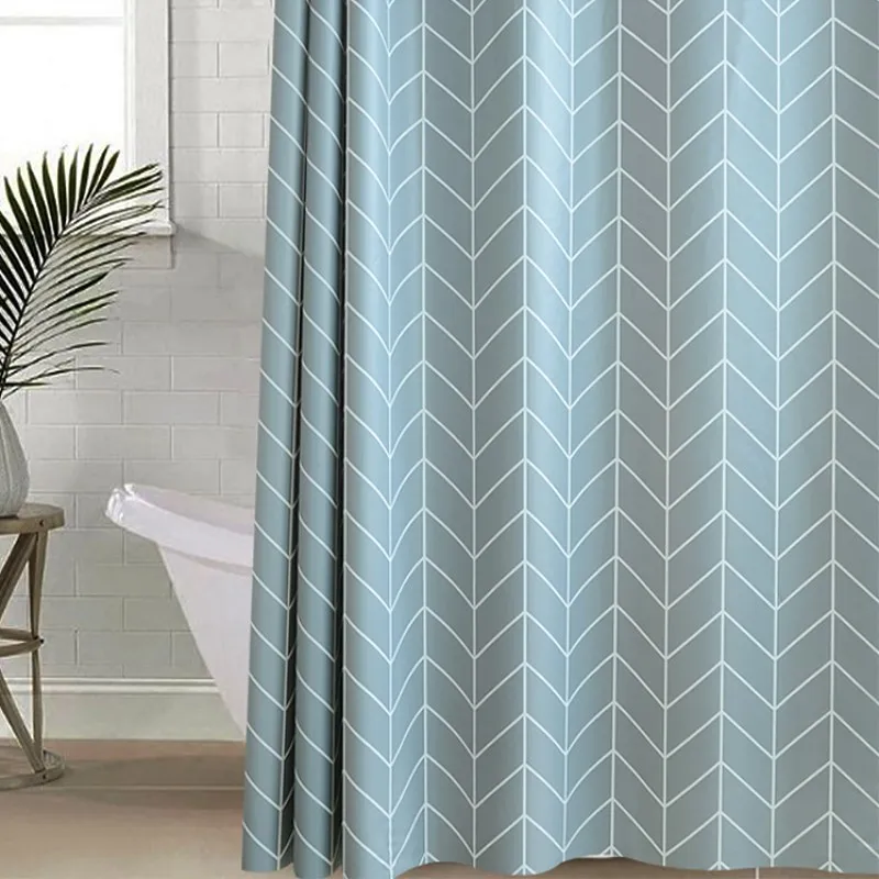Eco friendly PEVA Moldproof Waterproof Bath Shower Curtain Bathroom