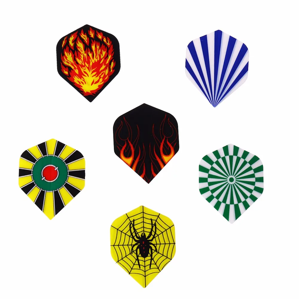 18 Pcs Flights Darts Nice Dart Flight Throwing Toyin Darts from Sports
