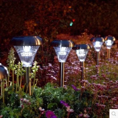 4 шт. Jardin 0.25 Вт Luminaria Солнечный свет лампы сад, солнечный Мощность свет лужайки с Стекло Тенты Наружное освещение