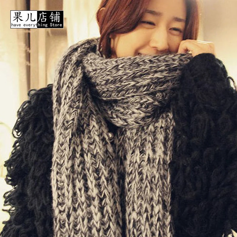 2017 Cable Bufanda Anillo de Invierno Mujeres Tejiendo cuellos Infinito Bufandas Punto Caliente Del Círculo Del Cuello de La Bufanda bufandas de La Venta Caliente 2 colores|bufandas cuellos|knit infinity scarfring scarf