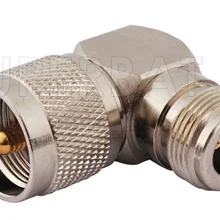 Superbat 5 шт. N-UHF адаптер N Женский Разъем для UHF штекер правый угол RF коаксиальный разъем