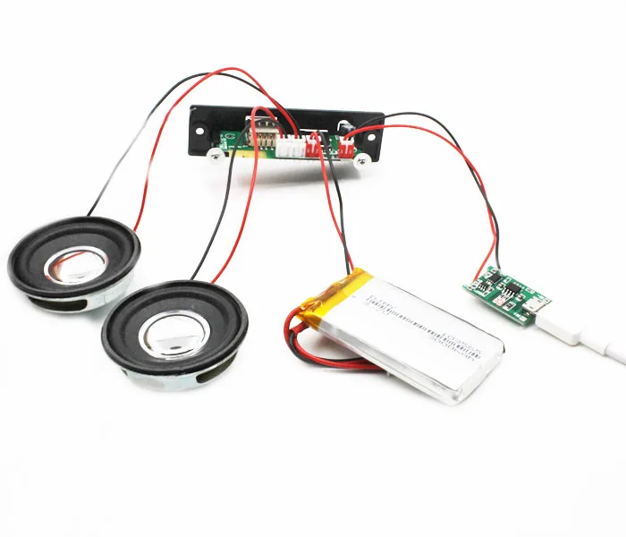 1 комплект MP3 WAV аудио декодер плеер Bluetooth усилитель мощности модуль 3 Вт плата PCB USB