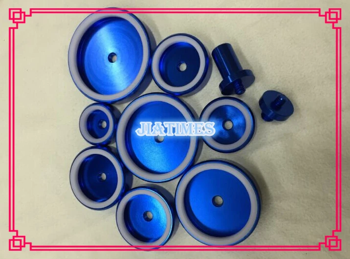Free Shipping 1 Set Blue Watch Bezel Dies for Watches 10pcs Die Kit Watch Repair Tool