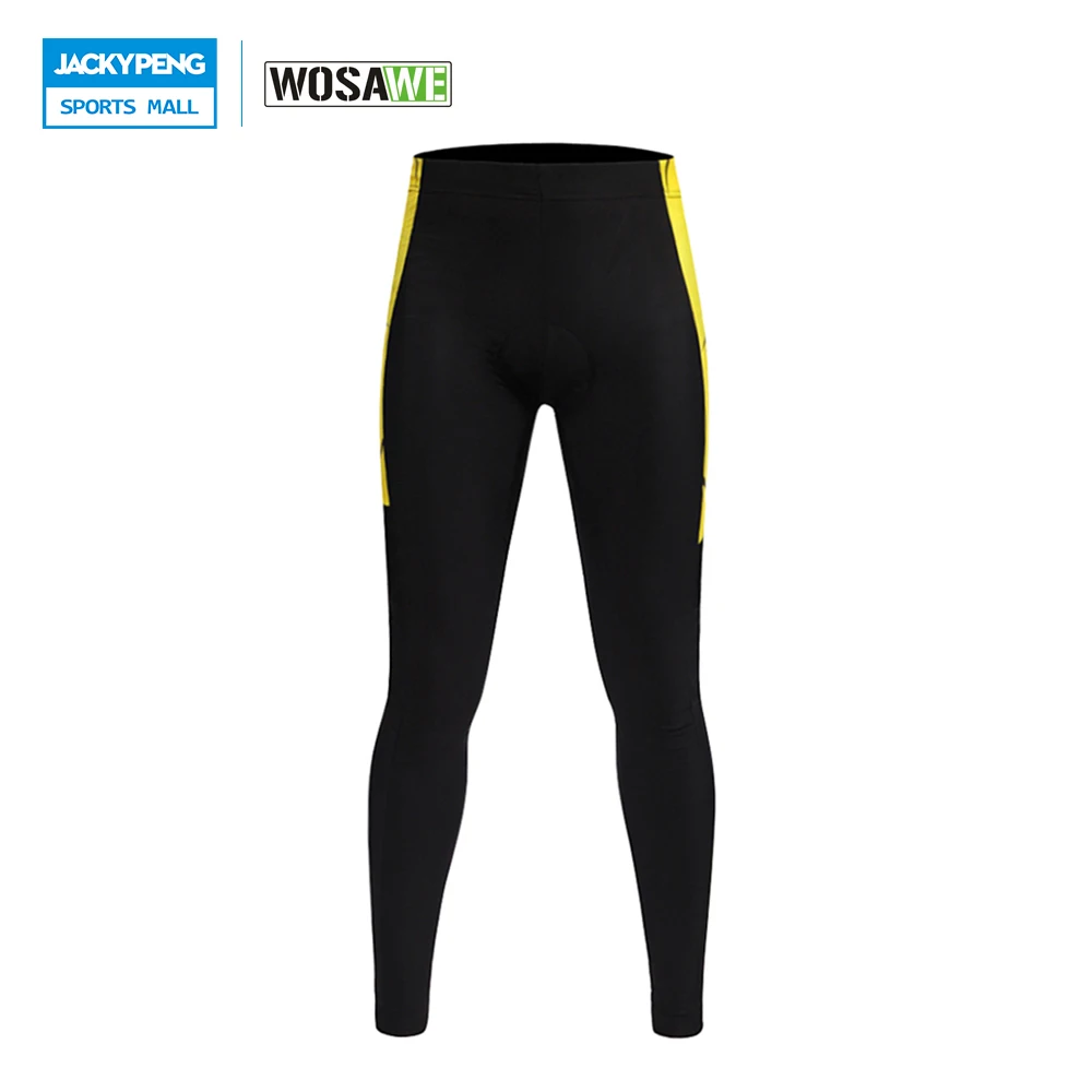 

WOSAWE 4D Gel Padded Cycling Shorts Spring & Autumn Bicycle MTB Road Bike Trousers Breathable Quick-Dry Tights Clothing For Men