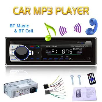 

Car Bluetooth Autoradio Stereo Car Radio 1 Din FM Aux Input Receiver Audio SD USB MP3 MMC WMA Car Radio Player High Quality