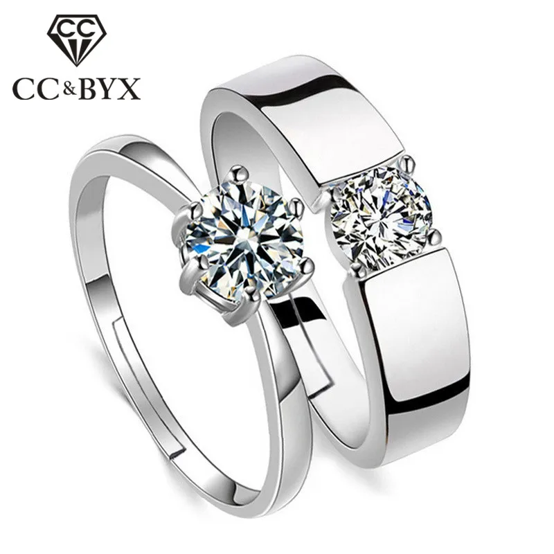 Couple Rings For Lovers Cincin Wanita Wedding Engagement Love's Promise ...