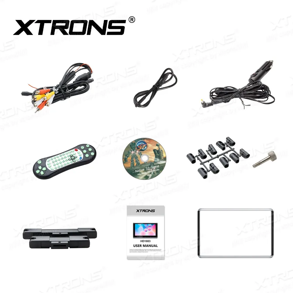 1 шт. монитор 10," цифровой экран автомобильный клип на подголовник DVD плеер HDMI USB SD FM IR динамик AV IN OUT игра+ наушники