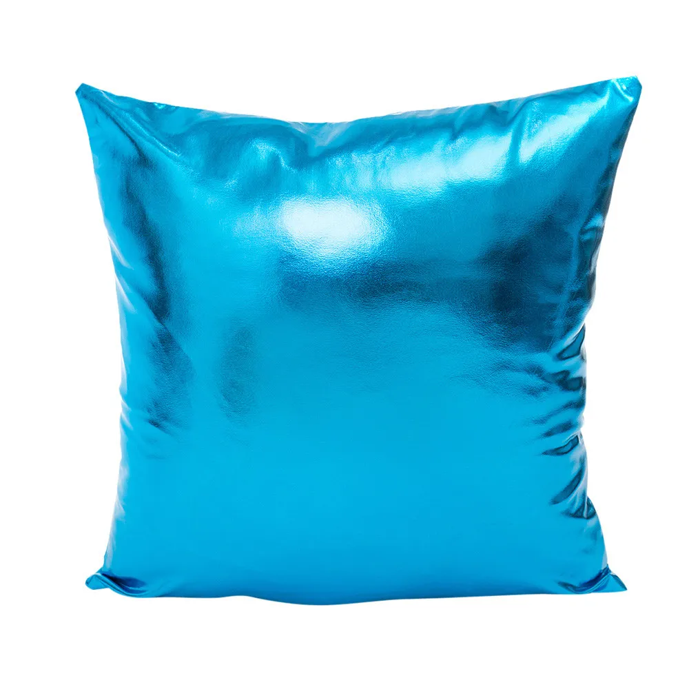 Полиэфирная Подушка диванная поясная подушка со стразами чехол для домашнего декора cuscini decorativi Скандинавское украшение для дома almofada - Цвет: Sky Blue