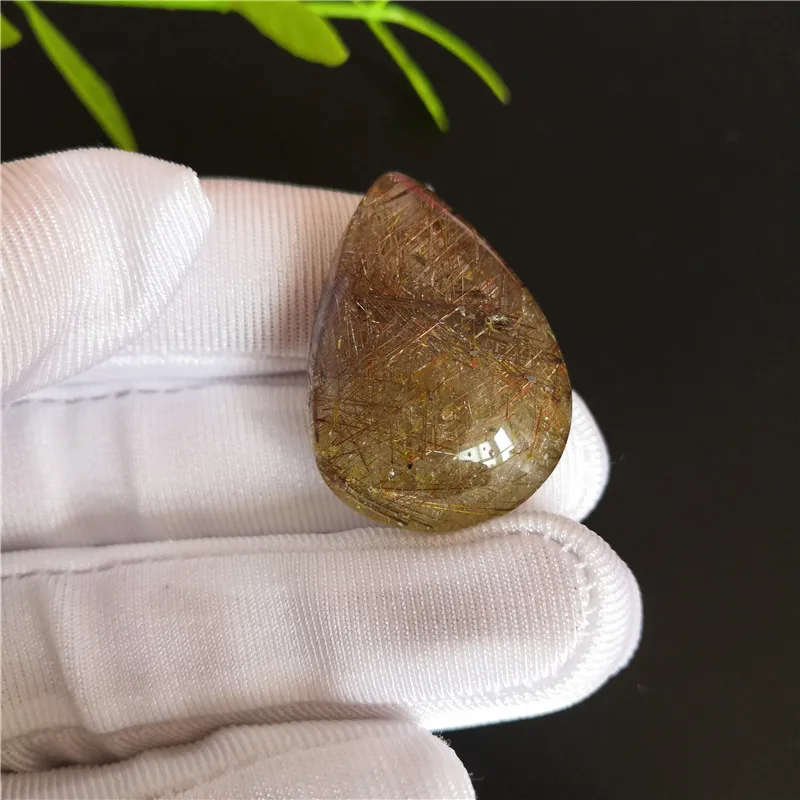 

AAA ++Rare Natural Mineral Quartz Rutilated Rutile Specimen Chakra Pendant Rock Stones Gold Hair Quartz Crystal Collection Gift