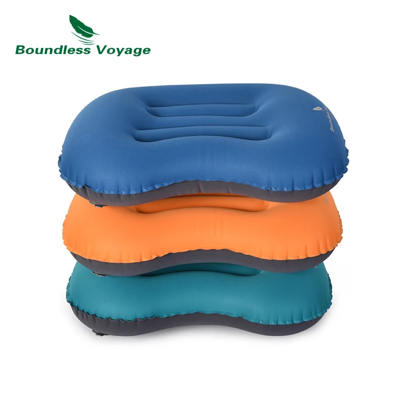 Boundless Voyage Outdoor TPU Inflatable Air Pillow Travel Back Cushion Lumbar Waist Neck Protection Camping Tent Accessories