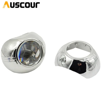 

2pcs 3.0 inch bixenon hid projector lens shrouds mask cover LHD RHD hid headlight H4 Easy Install Koito Q5 Refit