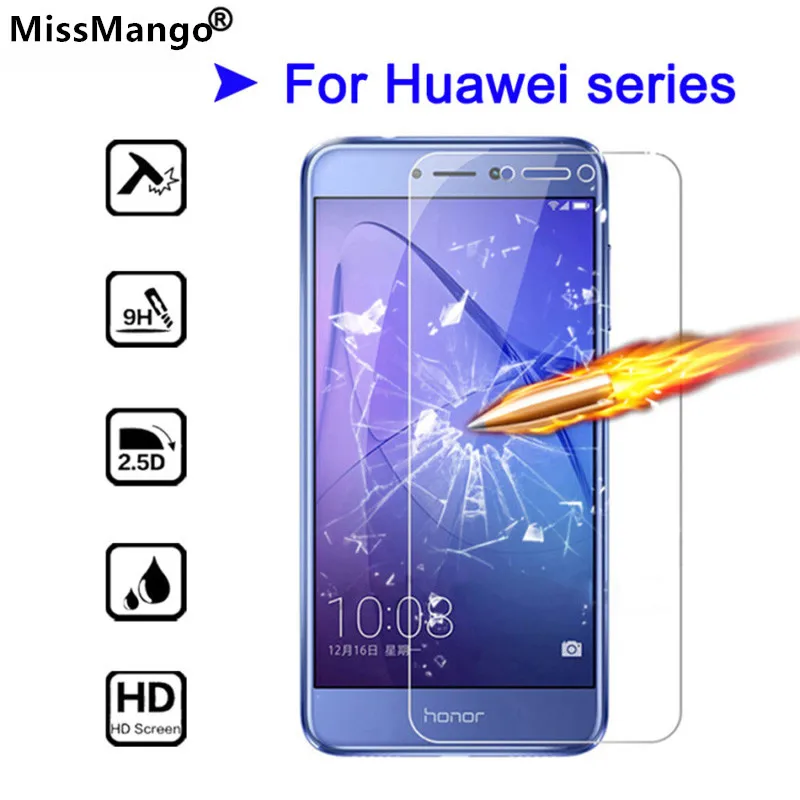 

For huawei p9 lite protective glass honor 9 film honer 8 lite for huawei p9 p10 light mate 9 10 Tempered Glass protection glas