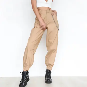 

Women Casual Long Pants High Waist Long Ankle Length Long Pant Trousers FAshion Ladies Loose Pant