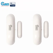 NEO COOLCAM NAS-DS01Z, 2 шт./лот, датчик Z-wave, датчик двери, окна, совместим с Z wave, серия 300, 500, магнитный замок, датчик двери, сигнализация