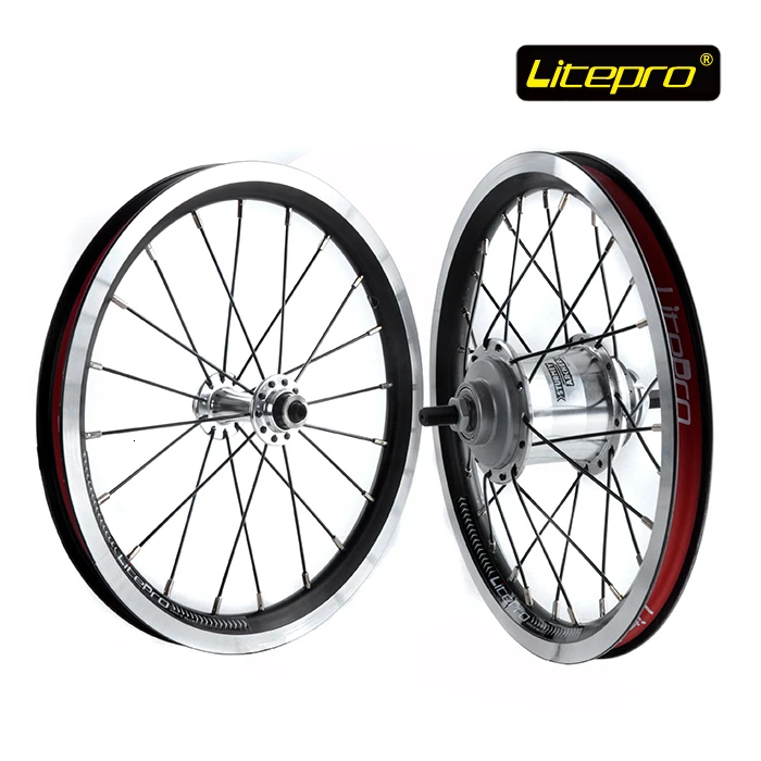 Litepro внутренний 3 скорости/5 скоростей набор колес 14 дюймов/16 дюймов складной