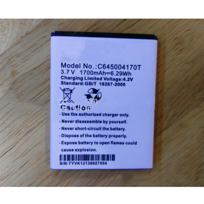 

Rush Sale Limited Stock Retail 1700mAh C645004170T New Replacement Battery For Blu Advance 4.5 A310 High Quality