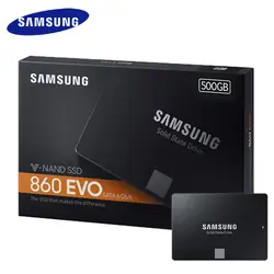 SAMSUNG SSD, 860 EVO 250 GB 500 GB Внутренний твердотельный диск HD Жесткий диск SATA3 2,5 для ноутбуков настольных ПК 1 ТБ 2 ТБ 4 ТБ 850EVO 120 г