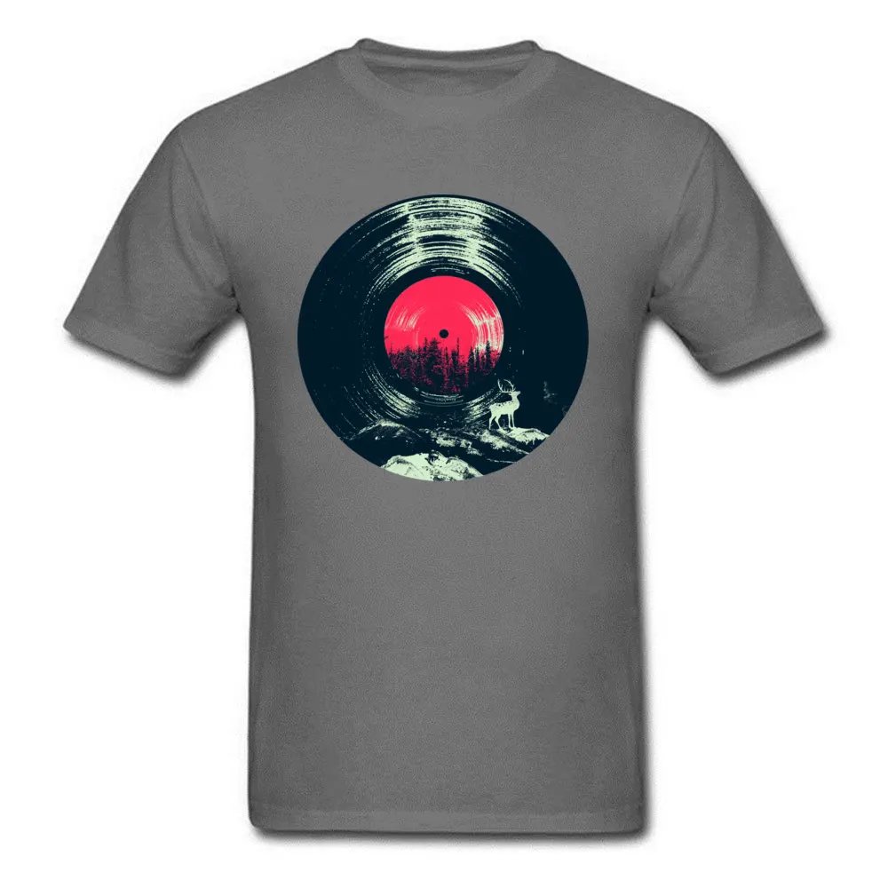 Vinyl Deer comfortable Summer/Fall 100% Cotton Crew Neck Male Tops Shirts Printed Tops & Tees Fitted Short Sleeve Tshirts Vinyl Deer carbon
