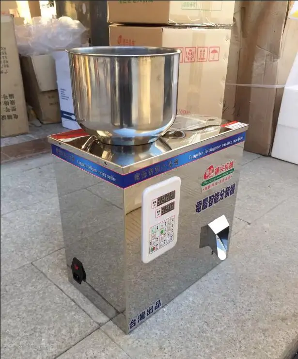 1-200g Food Automatic Weighing Racking Machine Granular Drug Materials Packing Machine Intelligent Filling Machine