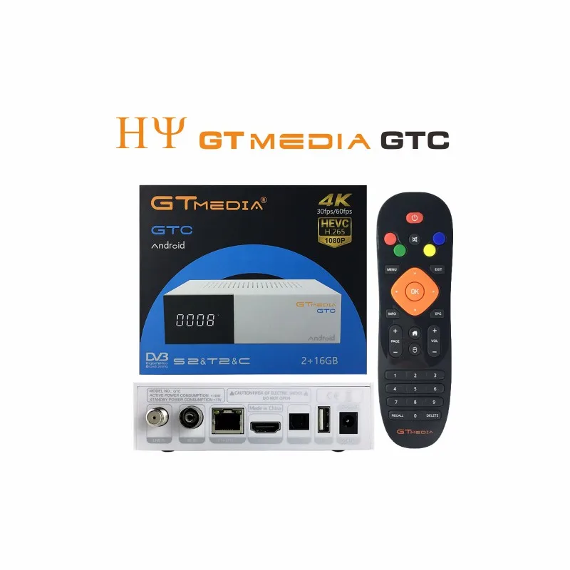 5PCS LOT GTmedia GTC Android 6 0 font b TV b font BOX Combo DVB S2
