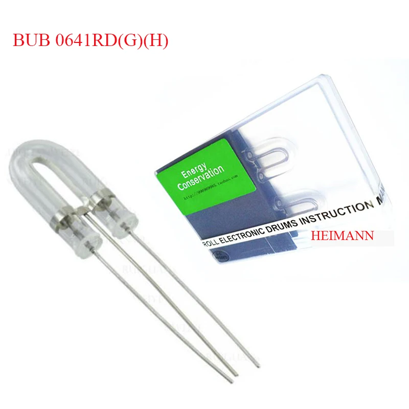 

HEIMANN 2PCS BUB 0641RD G H Photography U xenon lighting tube strobe Flash FLASHLAMP U HARD GLASS