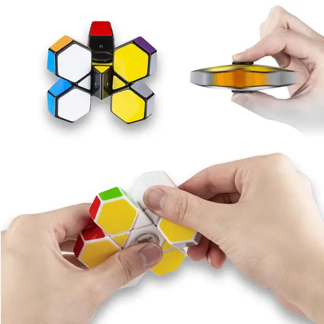 Антистресс-кубик-Спиннер 1x3x3 сенсорная игрушка Волшебная головоломка крутой мини-гаджет для детей и взрослых вечерние игрушки для детей