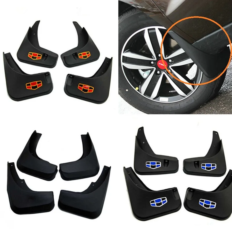 Lowest Price Geely Emgrand X7 EmgrarandX7 EX7 SUV Mudguards fender with the emblem 4pcs/lot