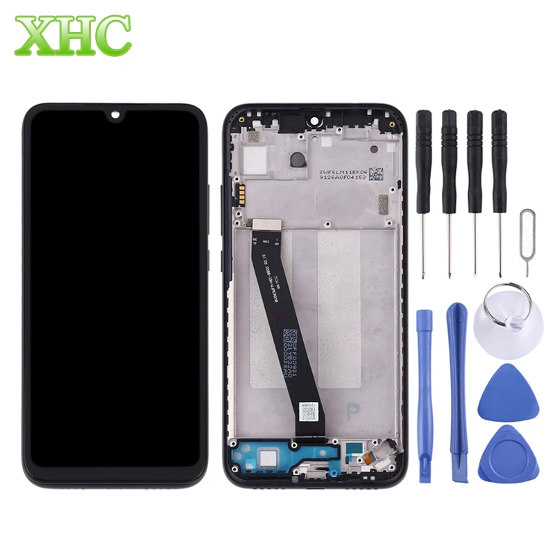 

LCD Screen Digitizer Full Assembly with Frame for Xiaomi Redmi 7 Mobile Phone