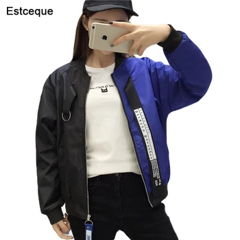 

baseball Jackets Women 2018 New Fashion Women's Basic Jacket Casual Windbreaker Female Outwear Women Coat