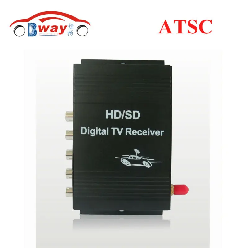 

Free shipping car ATSC car digital TV box with built-in 4 video output one tuner, special for USA, Mexico and Canada