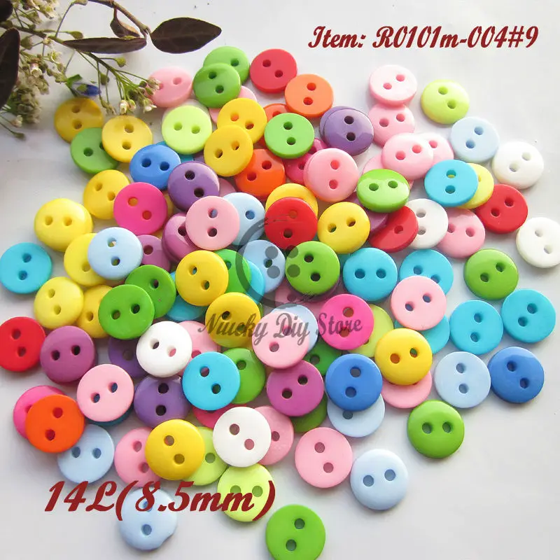 

Sewing buttons 200pcs 8.5mm mixed color resin mini bread buttons for craft scrapbooking accessories sewing buttons wholesale