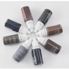 6-Pack 1/2 oz Перманентный цвет бровей чернила пигмент тела Искусство 15 мл