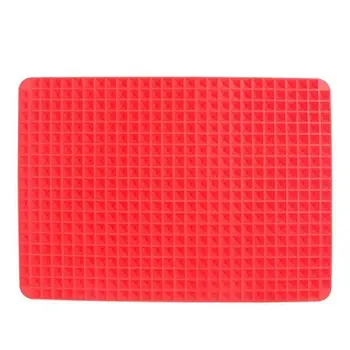 

10pcs/lot Free Shipping Pyramid Pan Nonstick Silicone Baking Mat Mould Cooking Mat Oven Baking Tray
