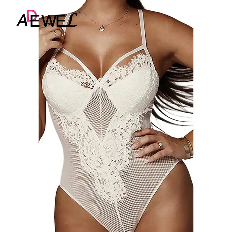 white eyelash bodysuit