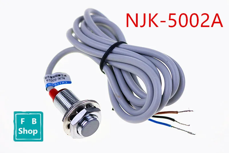 

1PCS NJK-5002A 10MM PNP NO Inductive Proximity Sensor switch with a magnet Detection distance Gray